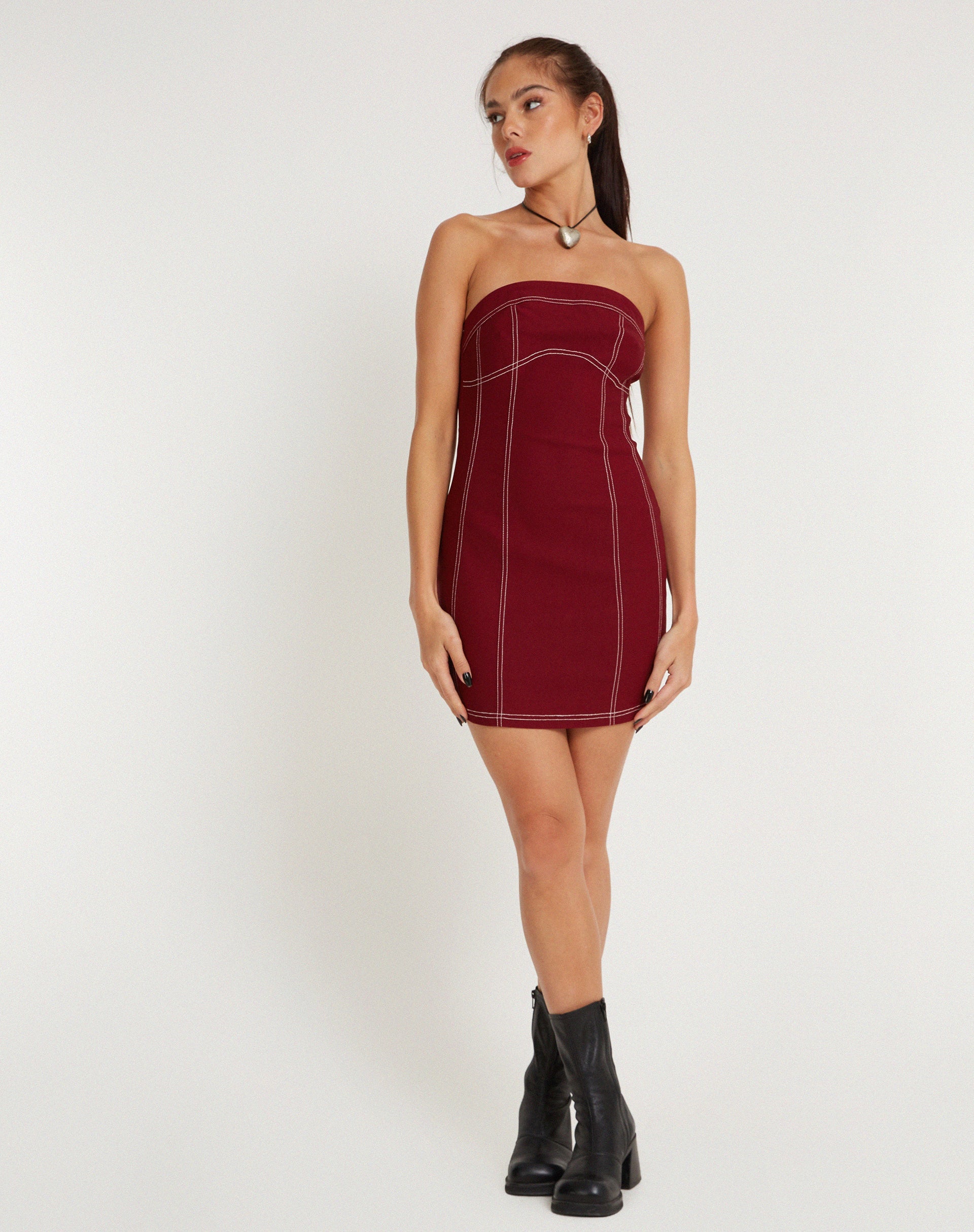 Imagen de Baladis Minivestido de sastrería Redwood