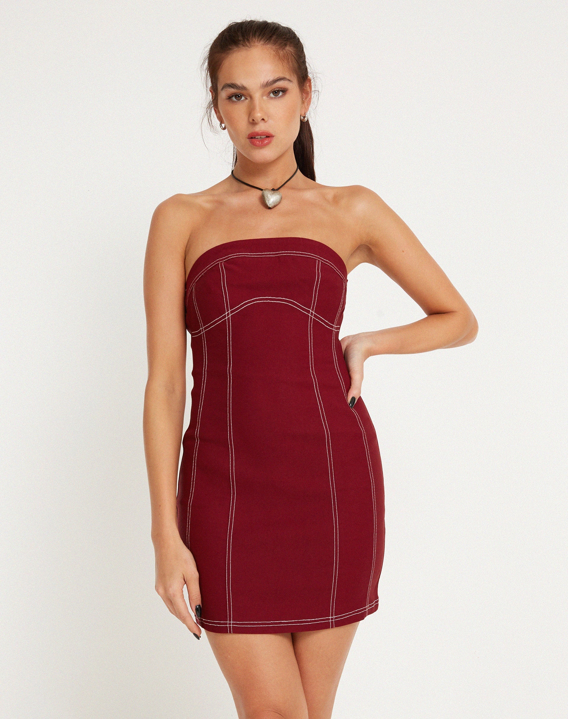 Imagen de Baladis Minivestido de sastrería Redwood