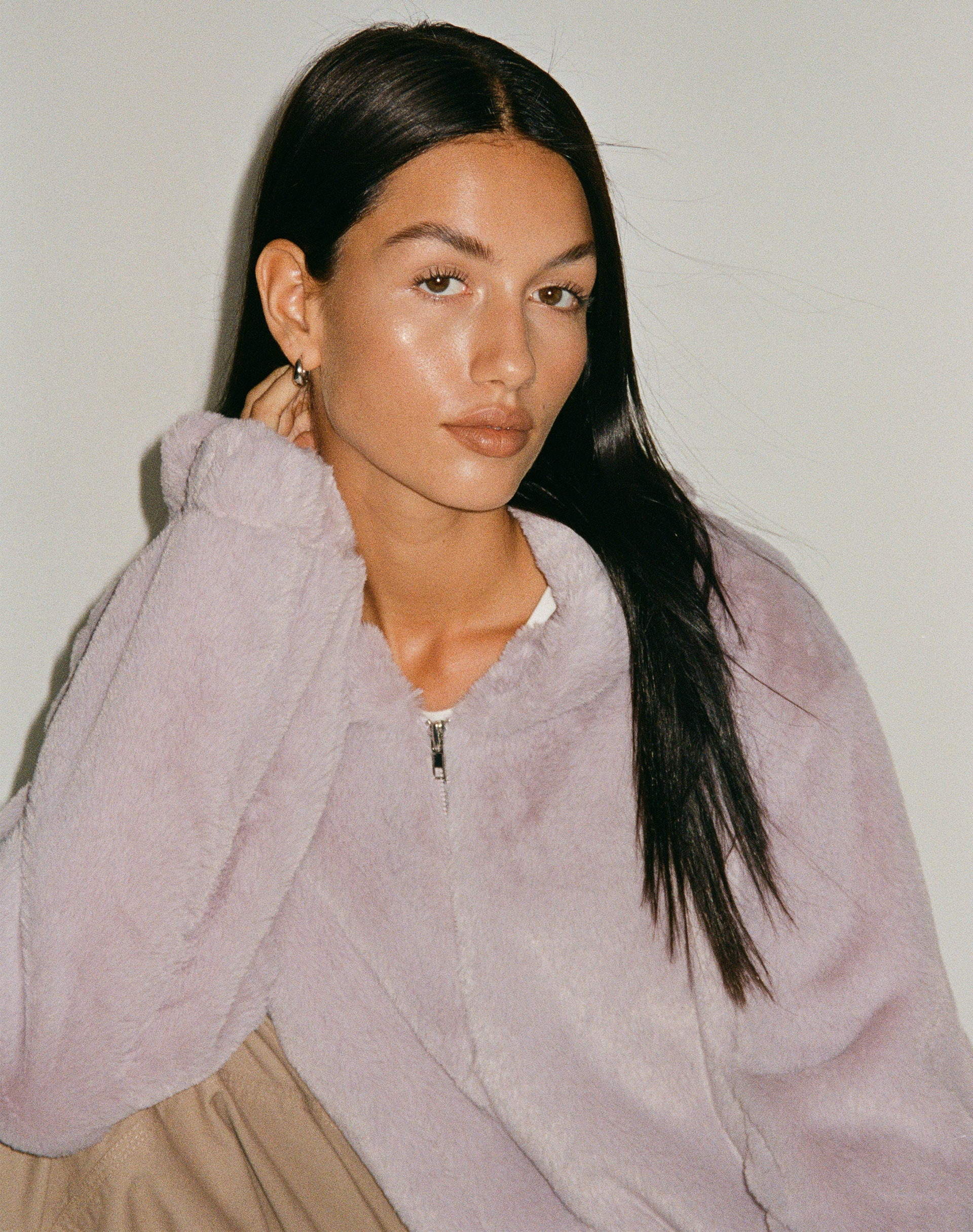 Imagen de Banowa Zip Up Jacket in Lilac
