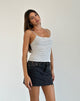 Imagen de Barlyn Cami Top en Rayas Gris Blanco