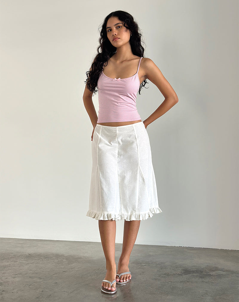 imagen de Barlyn Cami Top en rayas rosas y azules