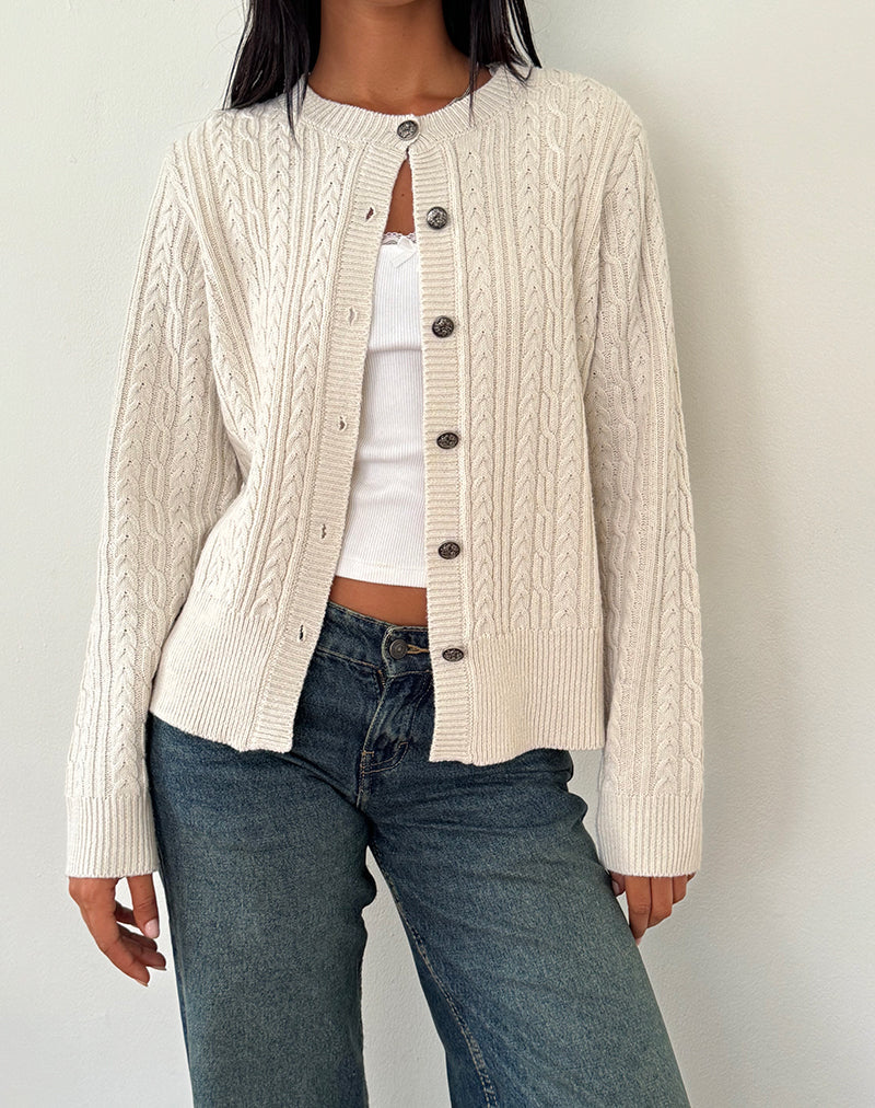 Imagen de Bavana Cardigan en marfil