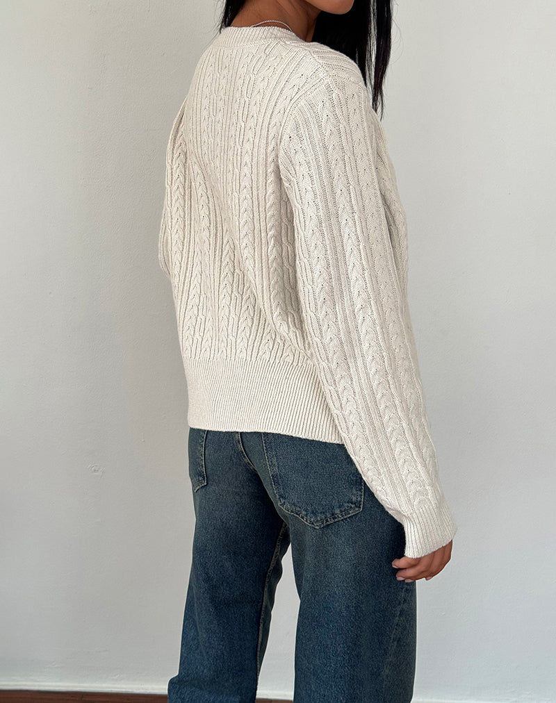 Imagen de Bavana Cardigan en marfil