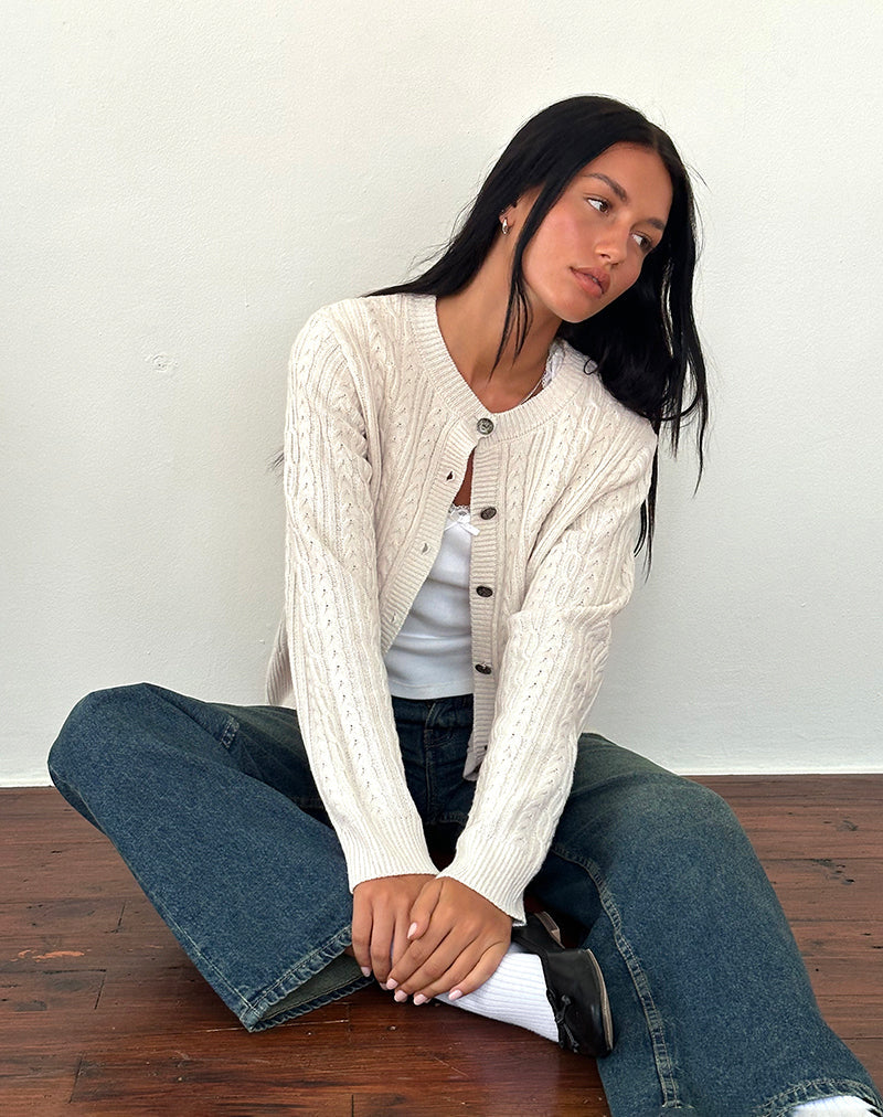 Imagen de Bavana Cardigan en marfil