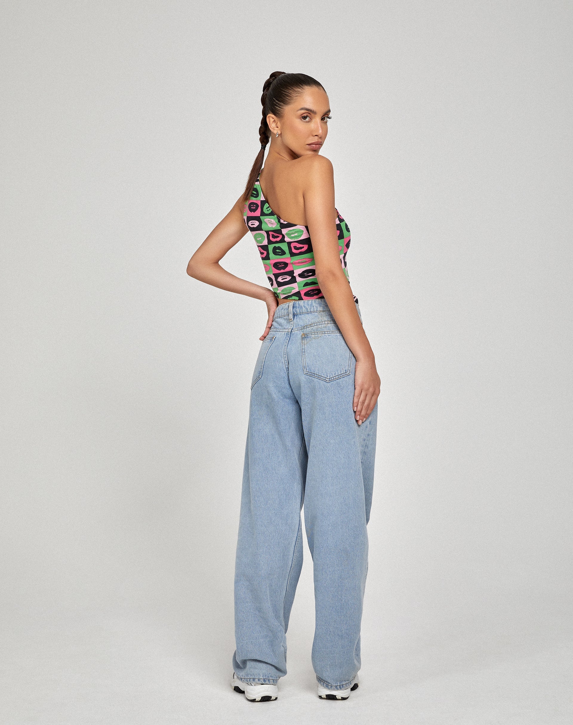 imagen de Bayva Crop Top en Lips Green