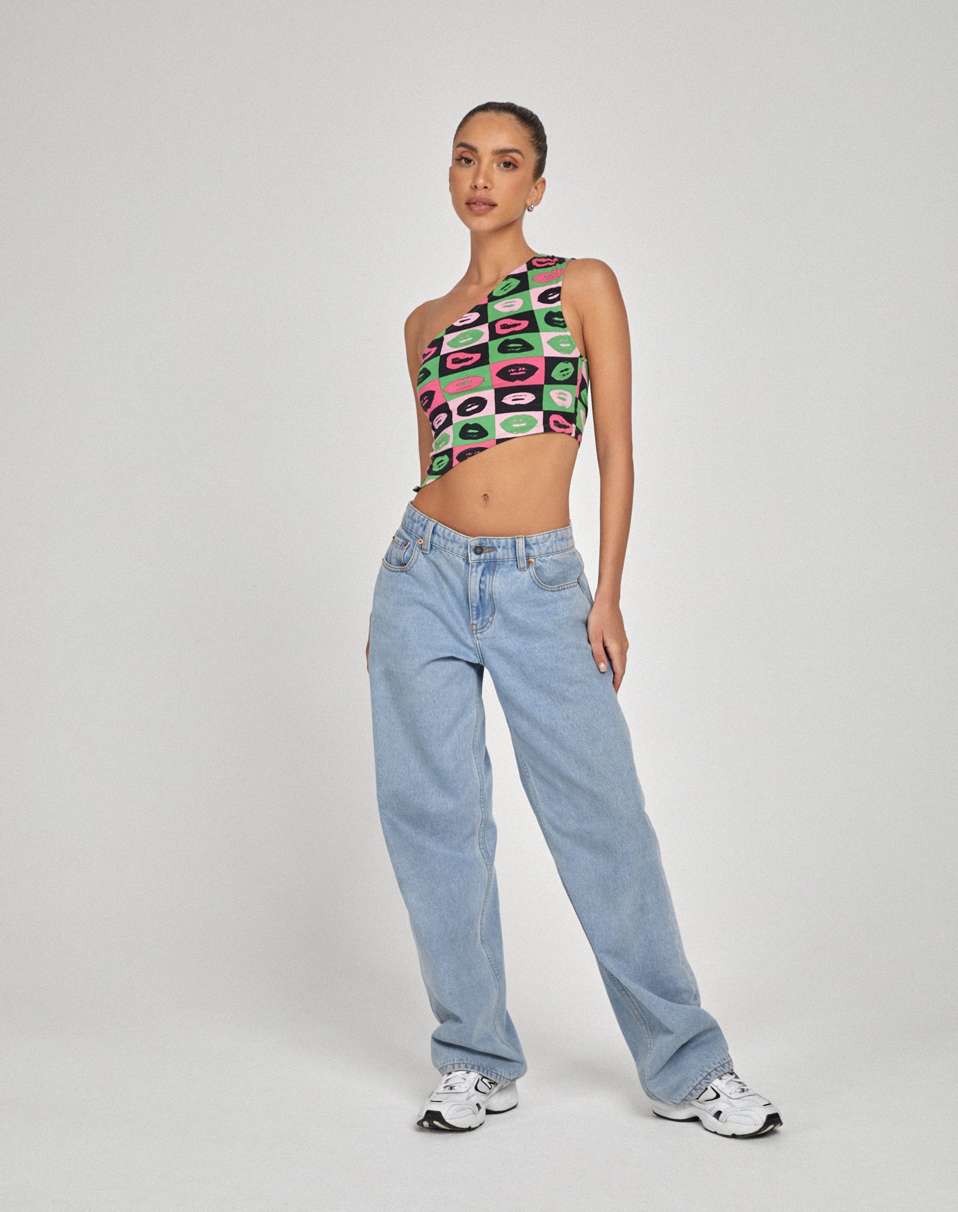 imagen de Bayva Crop Top en Lips Green