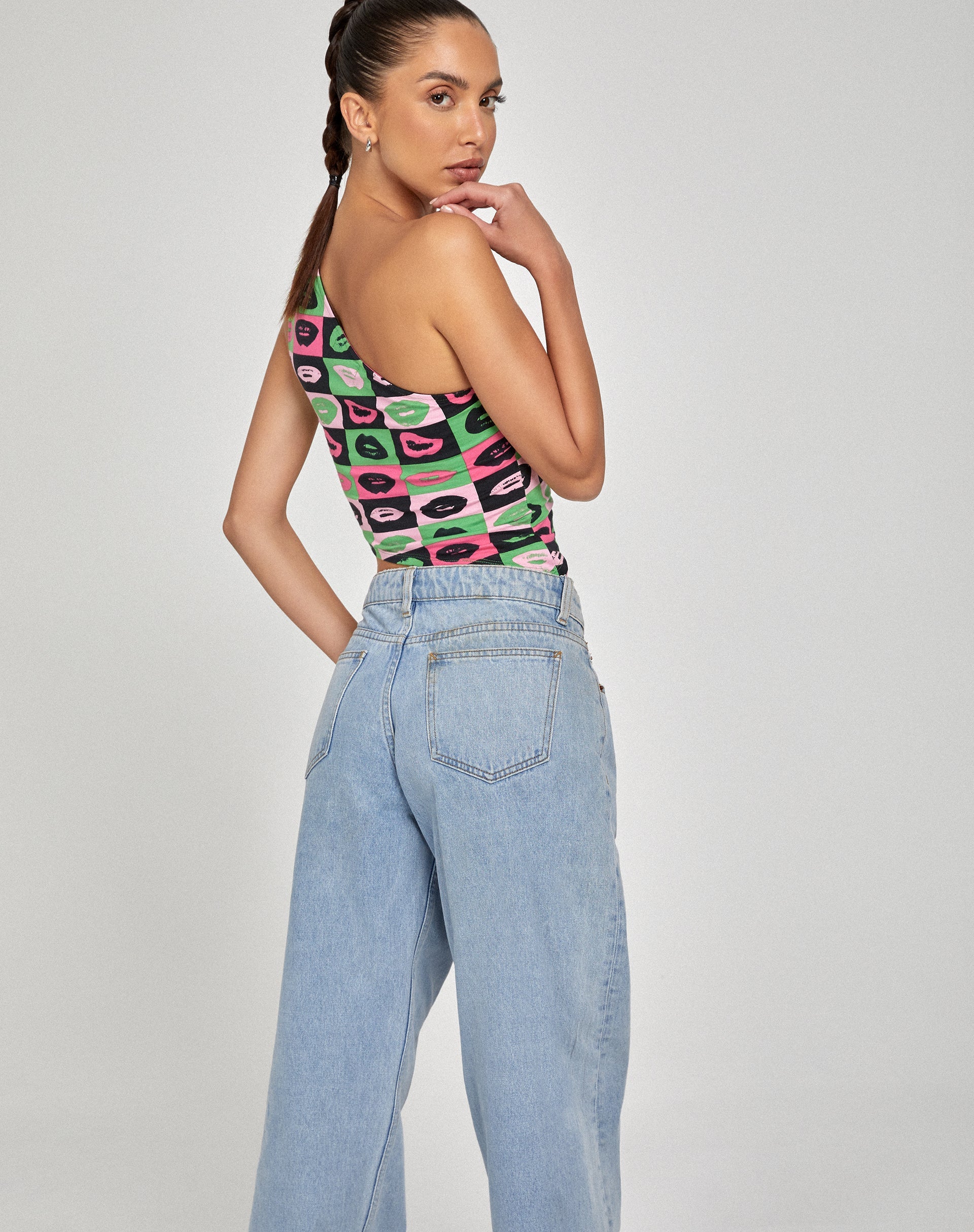 imagen de Bayva Crop Top en Lips Green