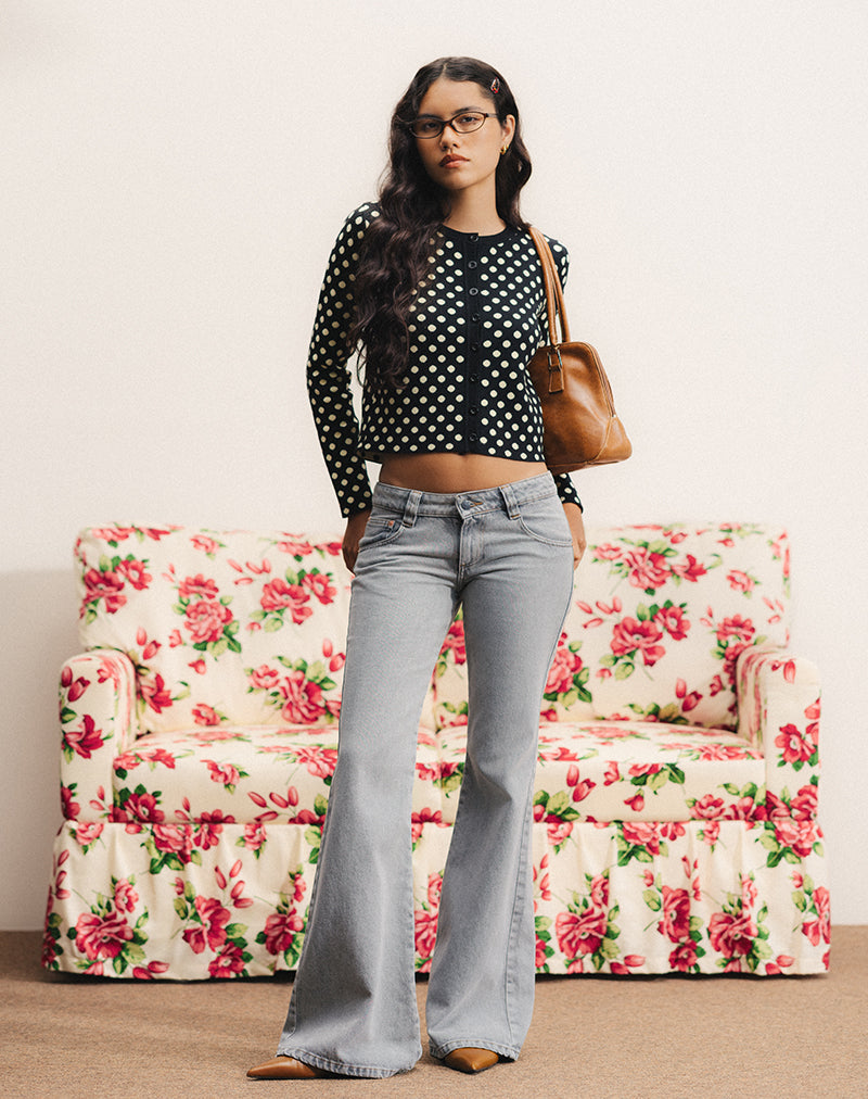 Imagen de Bhavina Cardigan en Mono Polka