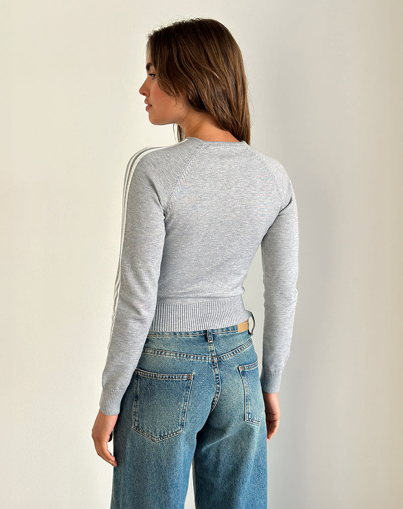 Imagen de Binta Zip Through Jacket in Grey Marl