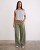 Imagen de Low Rise Roomy Jeans en verde helecho
