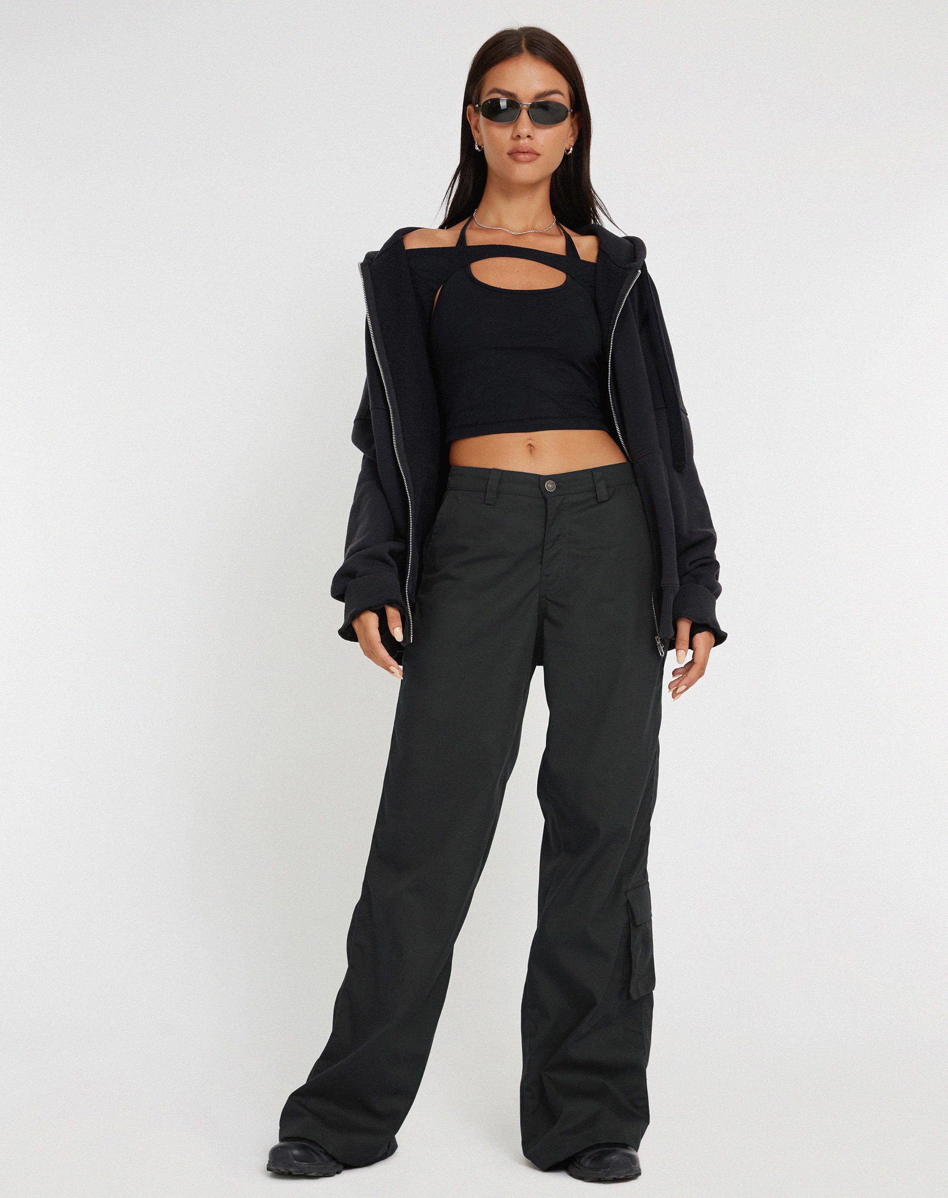 imagen de Blair Cargo Trousers en Gris Oscuro