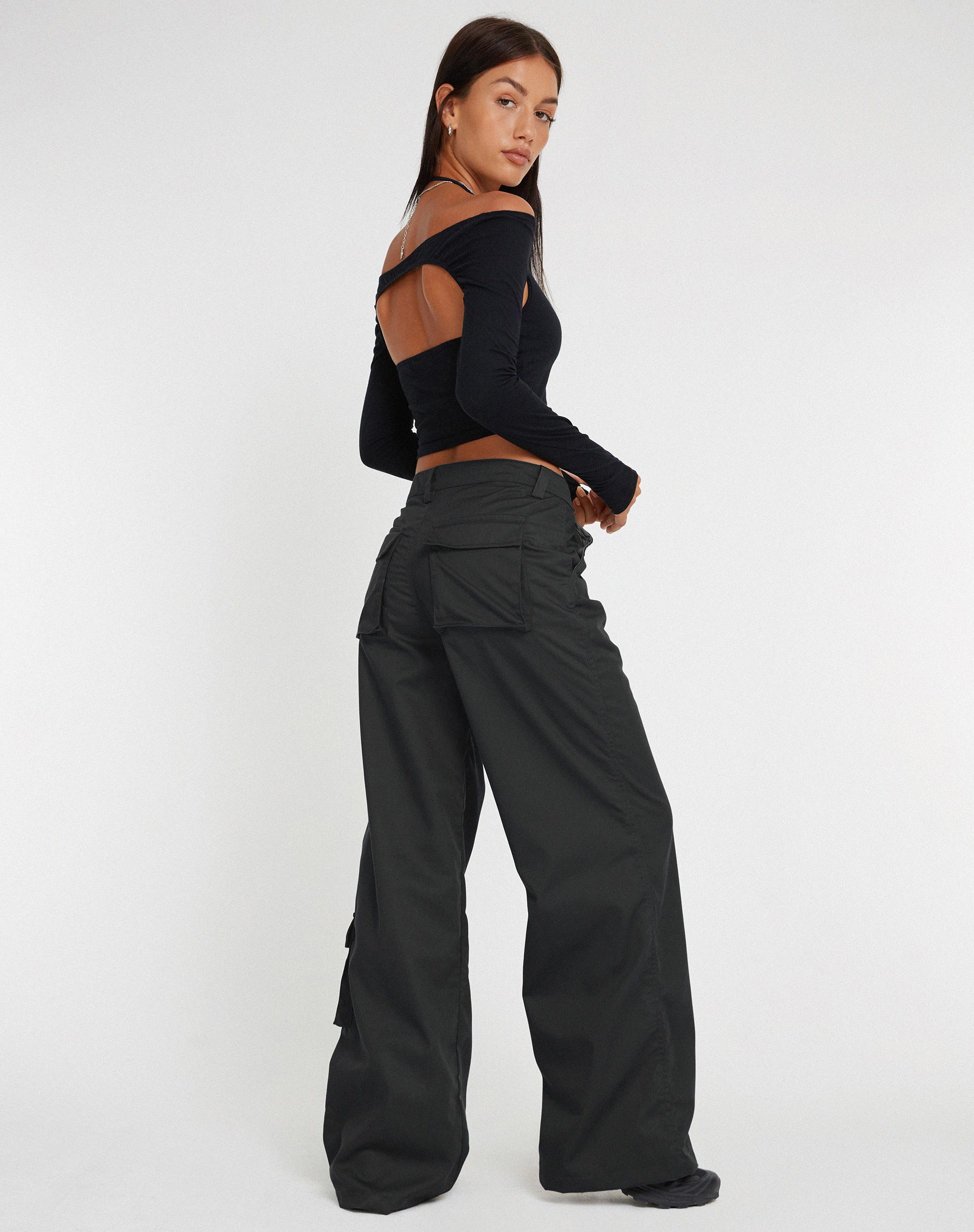 imagen de Blair Cargo Trousers en Gris Oscuro
