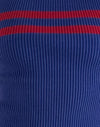 Azul con raya roja