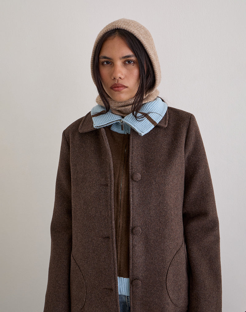 Imagen del gorro Bonnet de punto beige