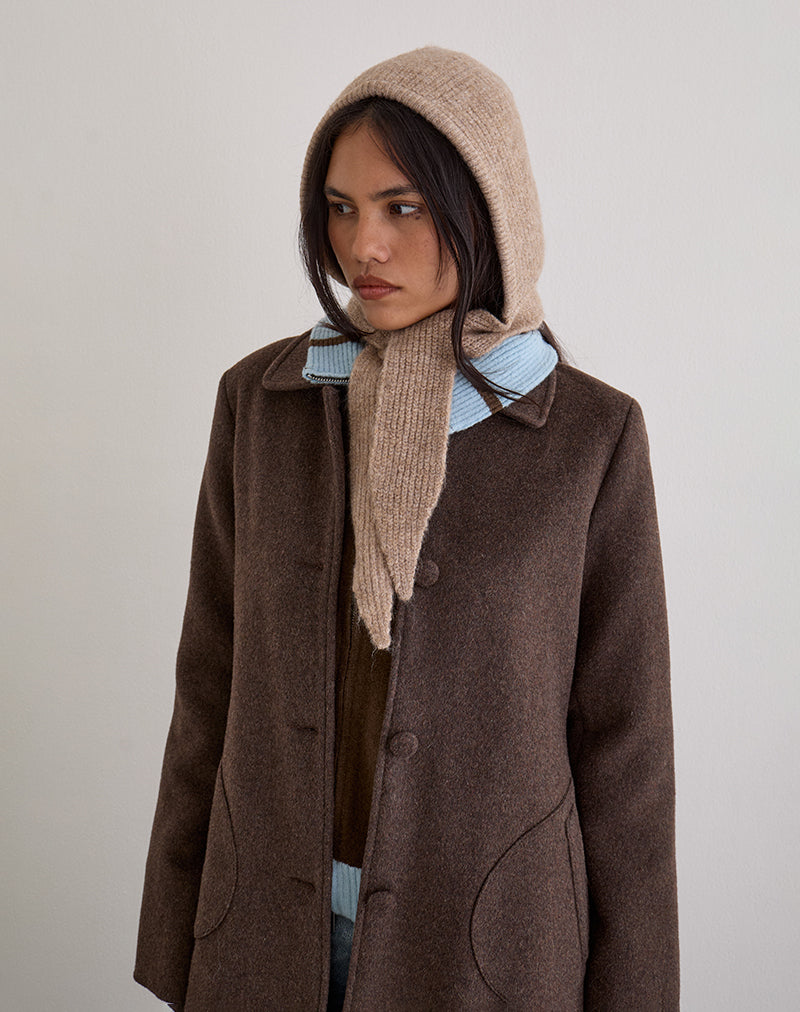 Imagen del gorro Bonnet de punto beige