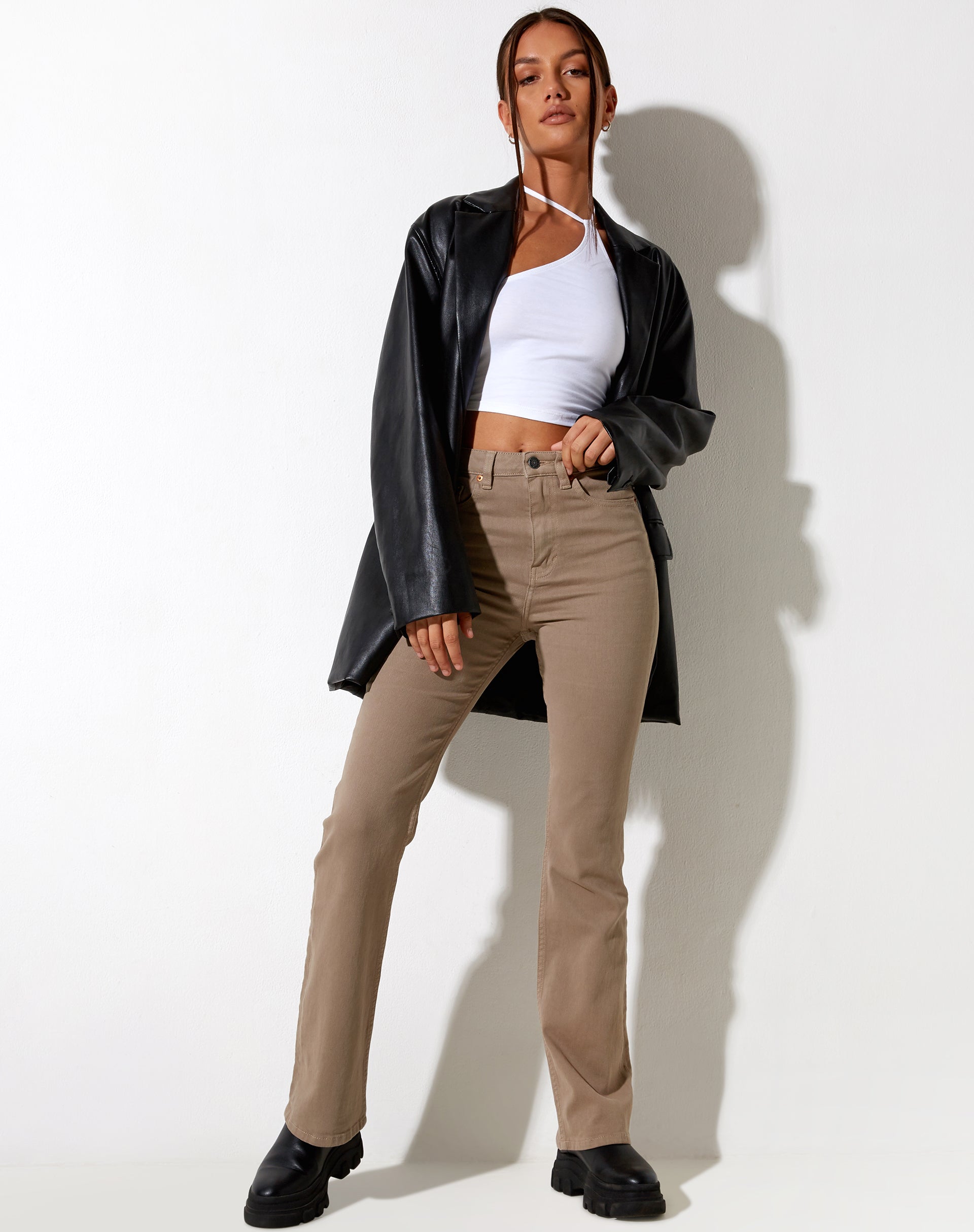 Imagen de Bootleg Jeans en Burnt Olive