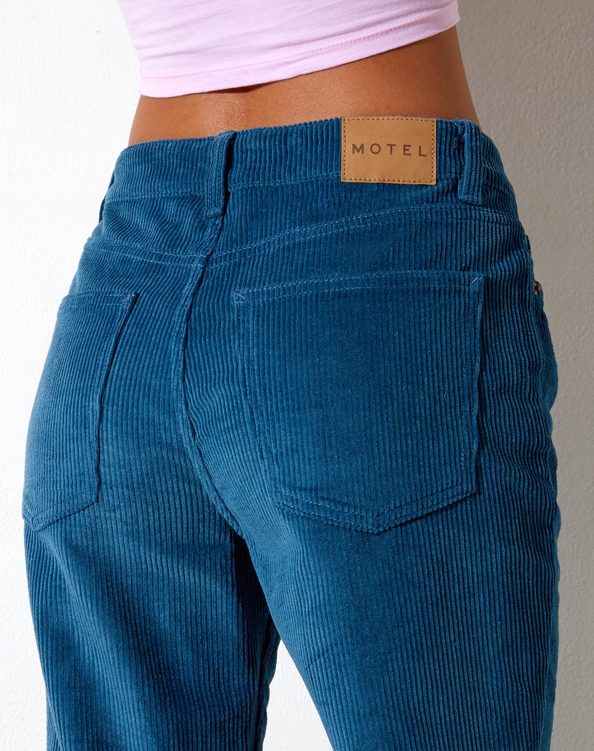 Imagen de Bootleg Jeans en Cord Blue