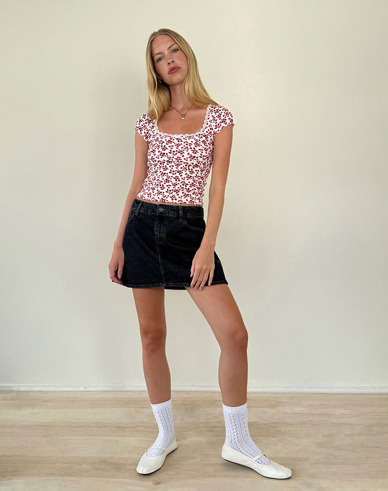 Imagen de Bovillo Top Verano Fresa Blanco