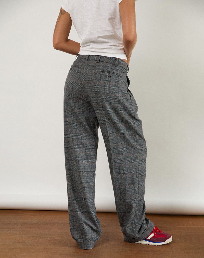 Imagen de Brayden Pantalón de sastrería gris a cuadros