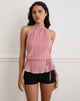 Imagen de Brienne Top de gasa Plisse Rosa