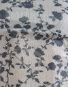  Flor de lentejuelas gris