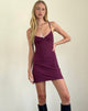 Imagen del minivestido Britney en Smooth Slinky Berry