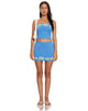 imagen de MOTEL X BARBARA Minifalda Danina en Hibiscus Azul