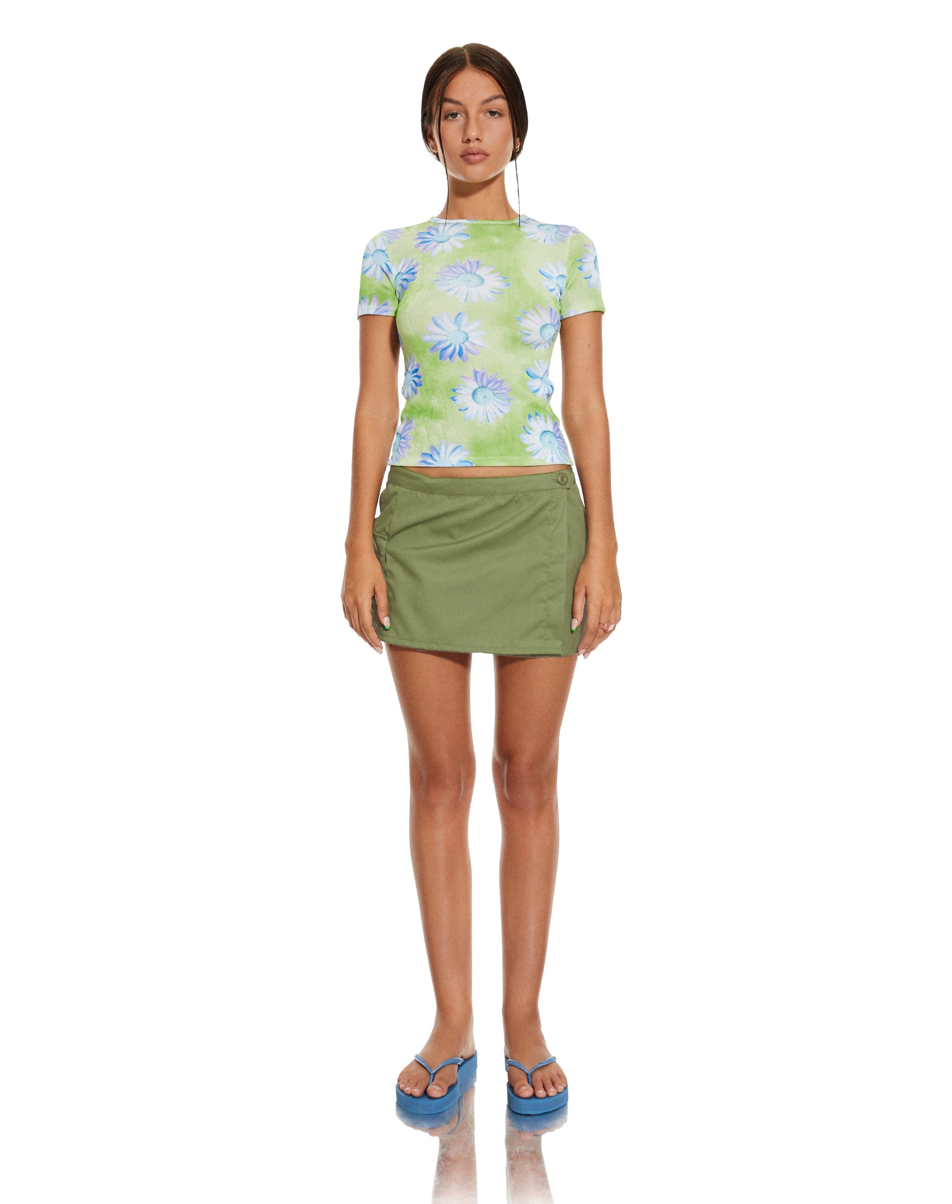 imagen de MOTEL X BARBARA Tika Top en Neon Brushstroke Floral