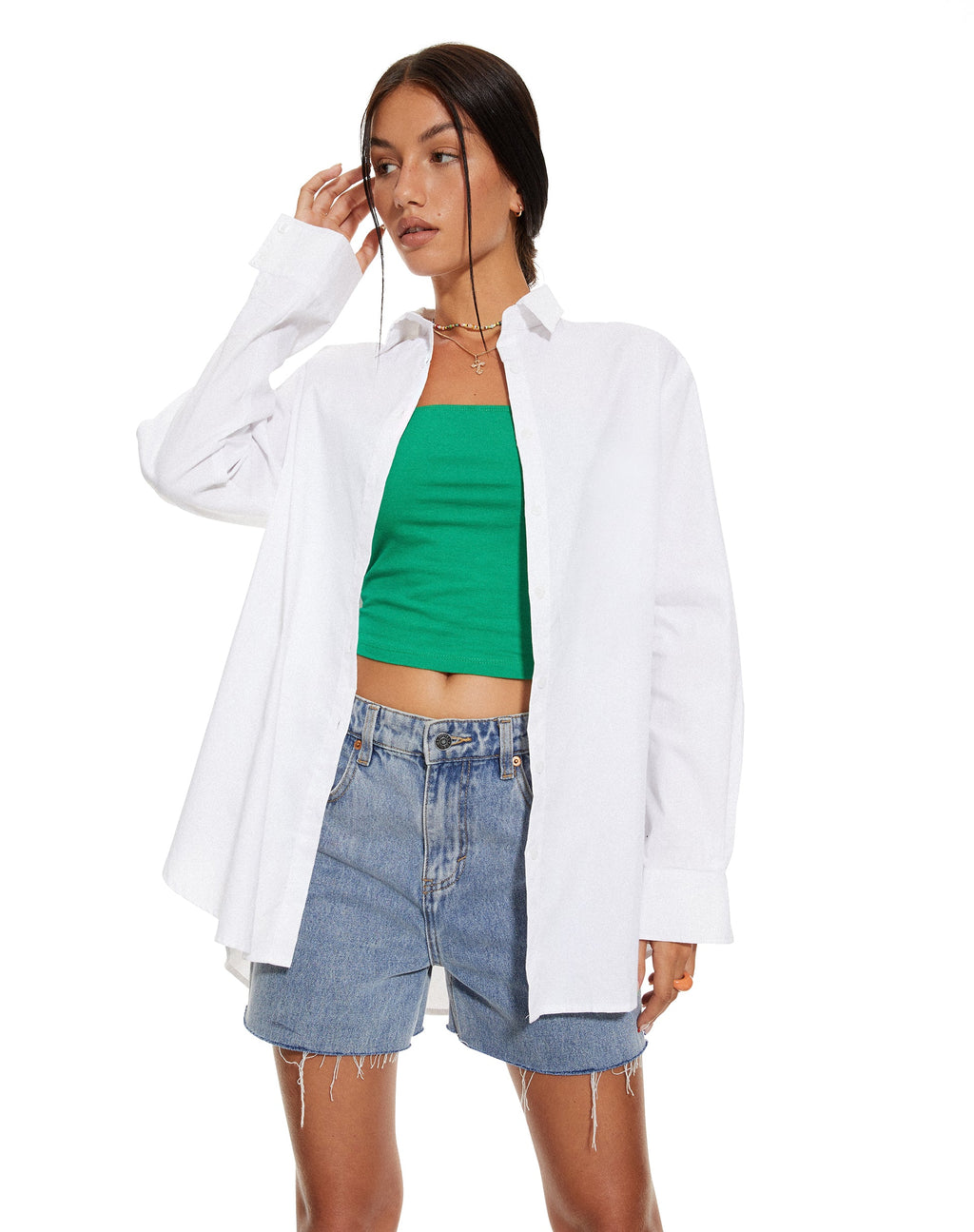 MOTEL X BARBARA Camisa Janes en Blanco