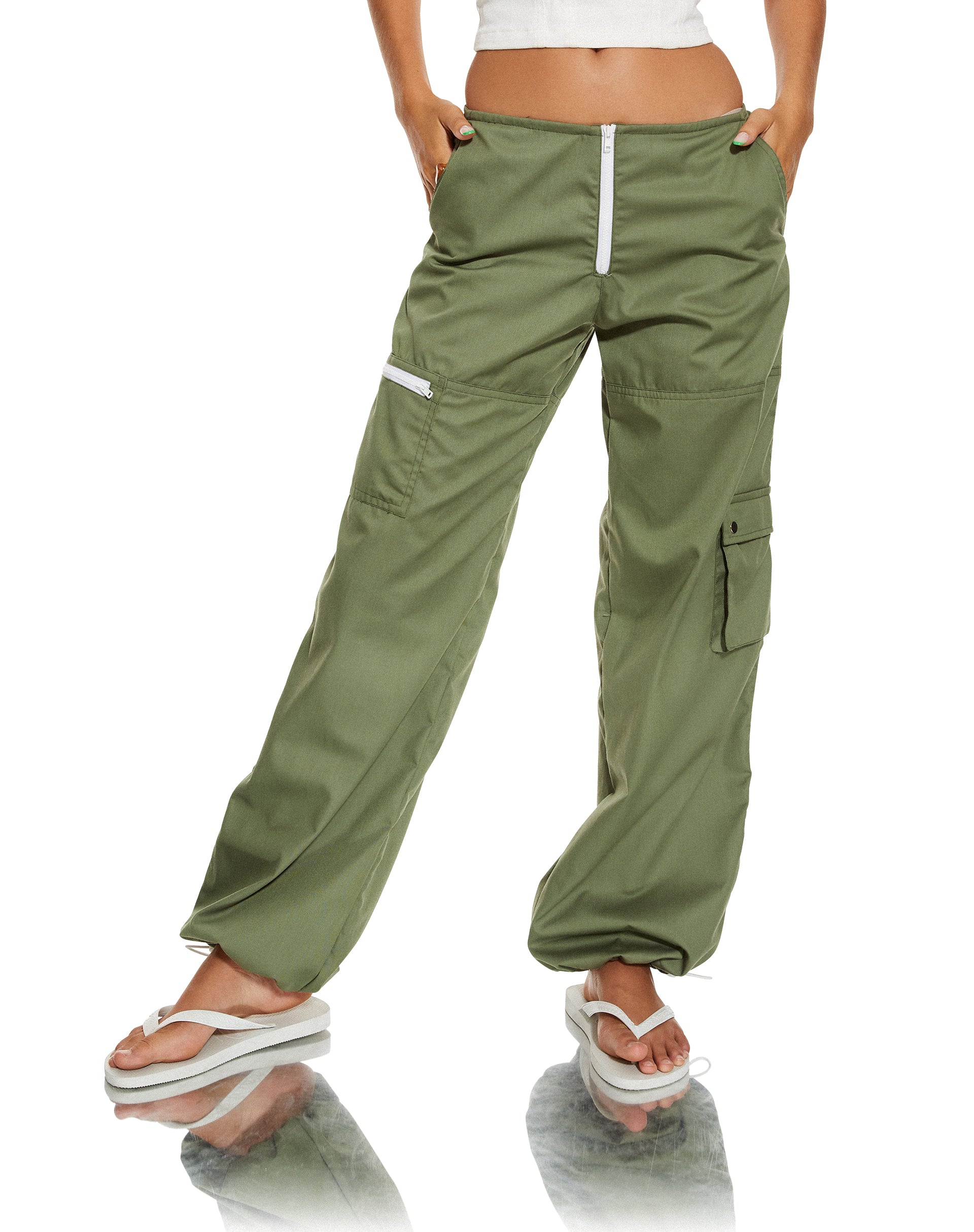 imagen de Xander Cargo Trouser en algodón Drill Oliva