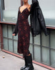 imagen de Camelia Maxi Dress in Rose Cluster Velvet