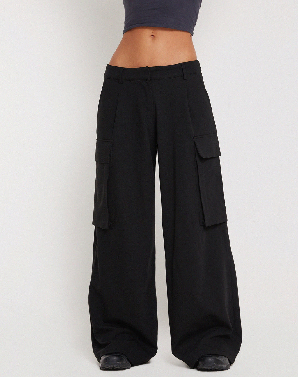Pantalón ancho Candala negro