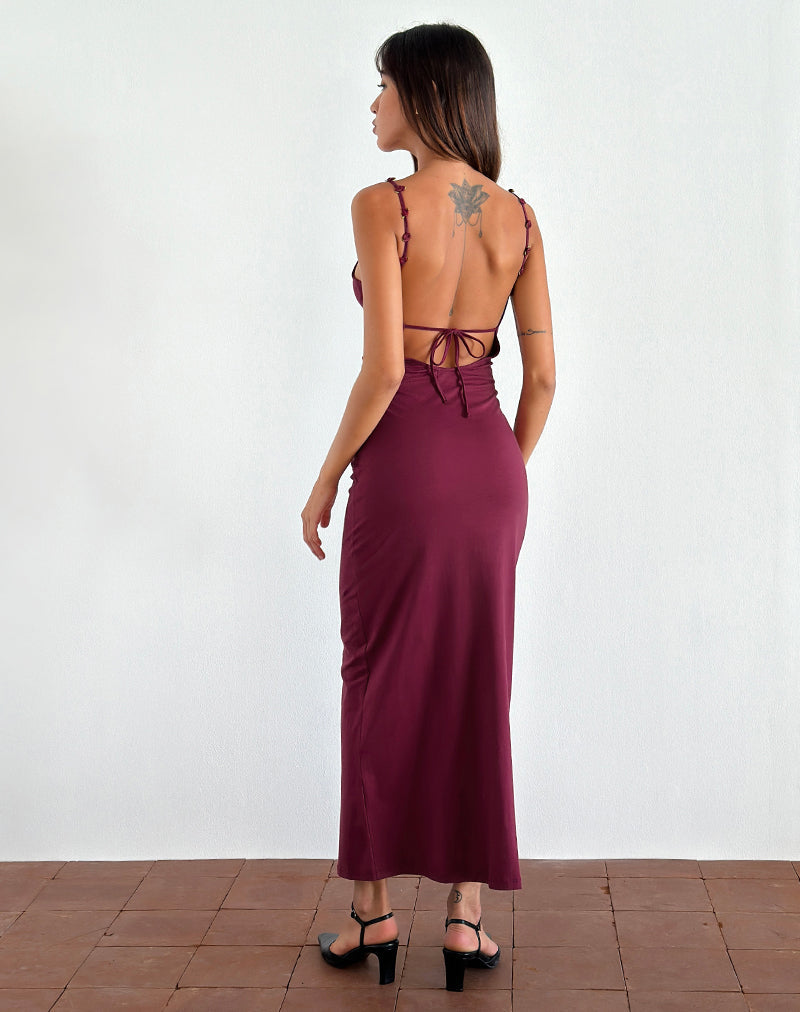 Imagen de Cantana Maxi Dress in Burgundy