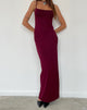 Imagen de Cantha Maxi Dress in Rib Burgundy