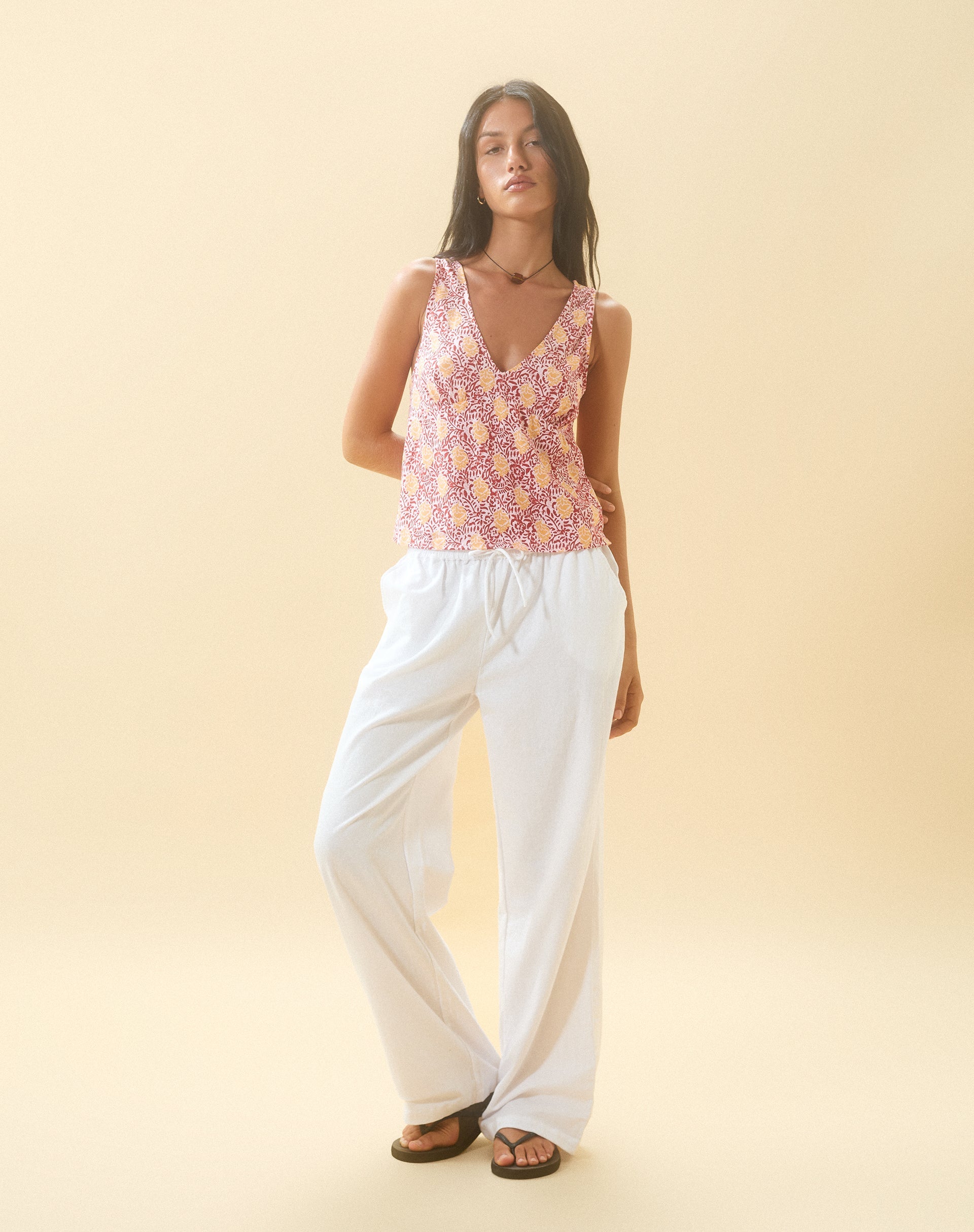 imagen de Cantika Top en Bohemian Batik Maroon Peach