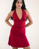 imagen de Carey Mini Dress in Lycra Slinky Red