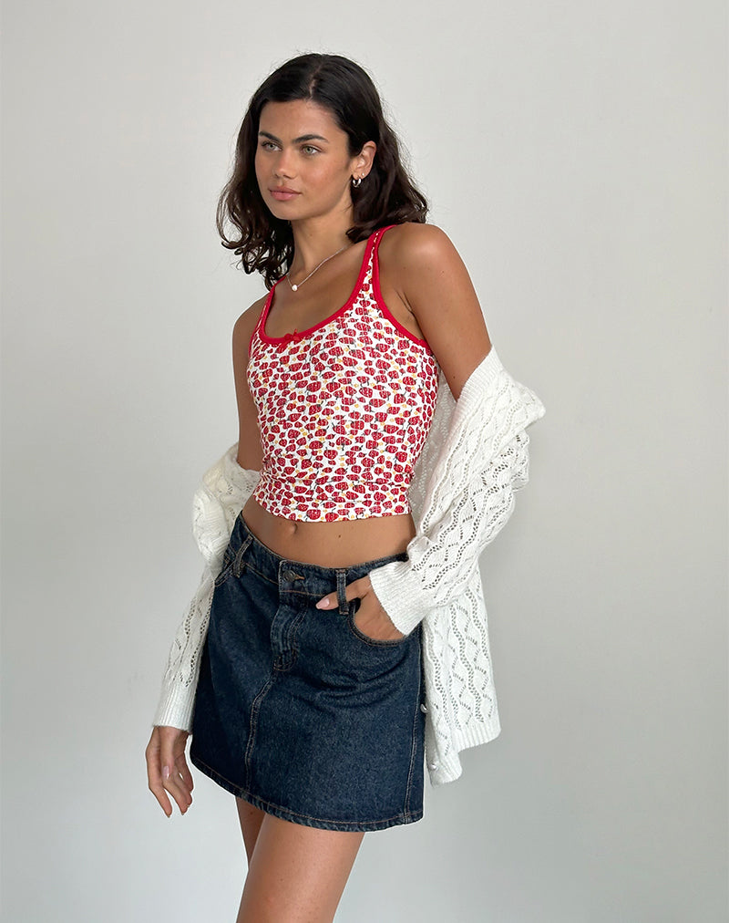 Chaleco Carili con estampado Fresa 2023