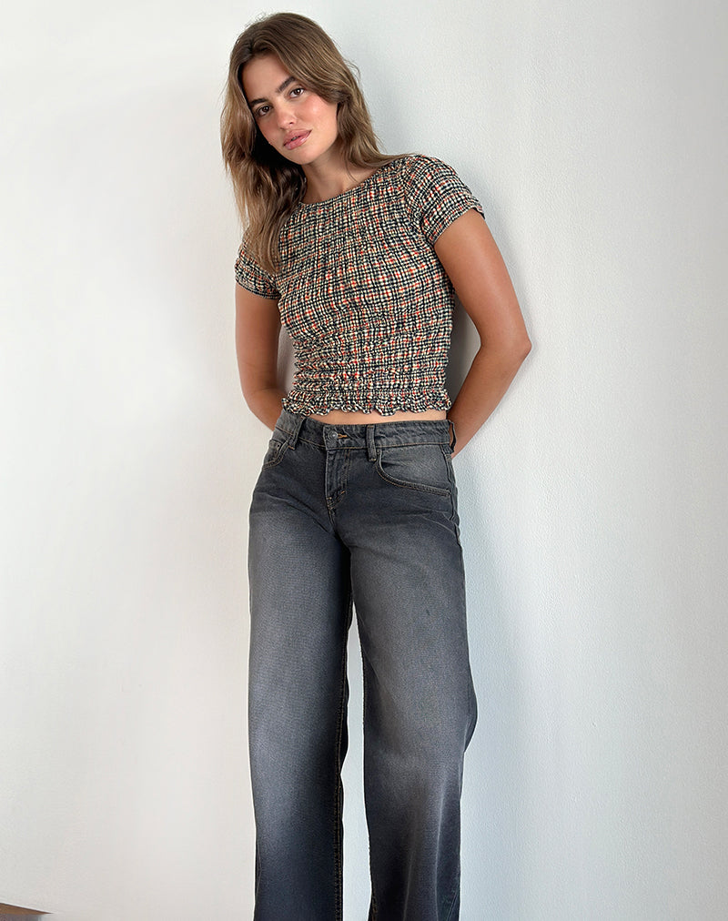 Imagen de Caripa Shirred Top in Country Check