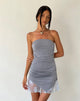 imagen de MOTEL X JACQUIE Carlie Bandeau Mini Dress in Slinky Grey