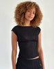Imagen de Nova Top en Crinkle Jet Black