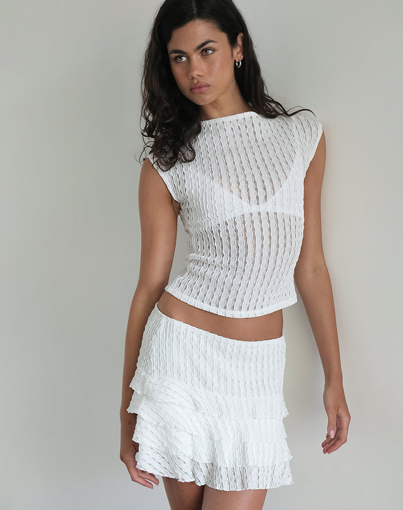 Imagen de Nova Top en blanco arrugado