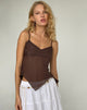 Imagen de Carmeline Cami Top en Marrón Brillo