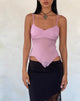 Imagen de Carmeline Longline Cami Top en Shimmer Pink