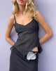 Imagen de Carmeline Longline Cami Top en Shimmer Negro