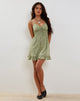 Imagen de Carole Mini Dress in Ditsy Floral Green