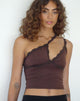 Imagen de Carolina One Shoulder Top en Mocca