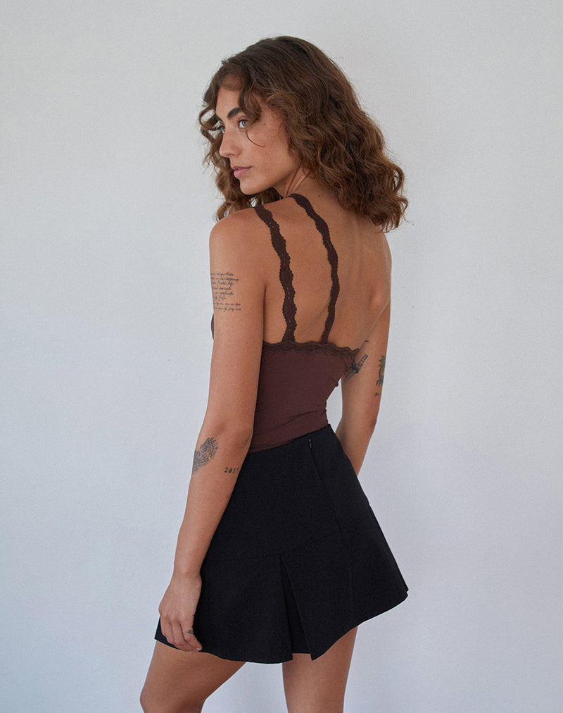 Imagen de Carolina One Shoulder Top en Mocca