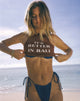 Imagen de Carter Chaleco Top en Cacao Es mejor en Bali Slogan