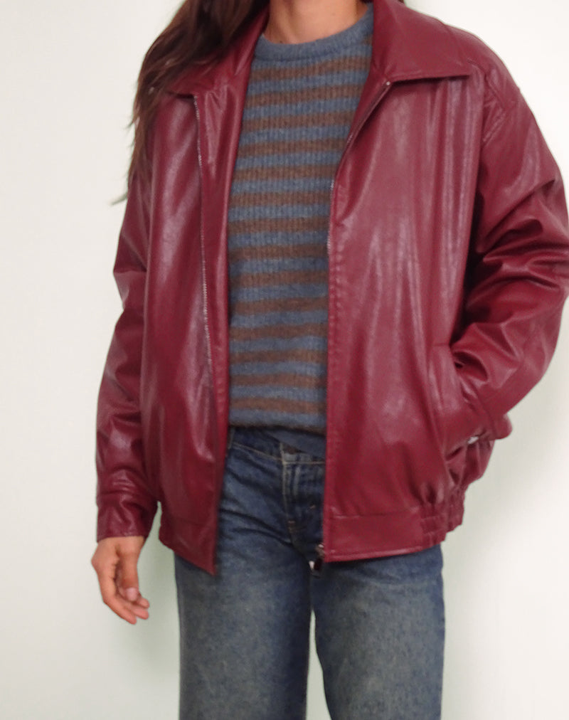 Imagen de la chaqueta Cavita en burdeos