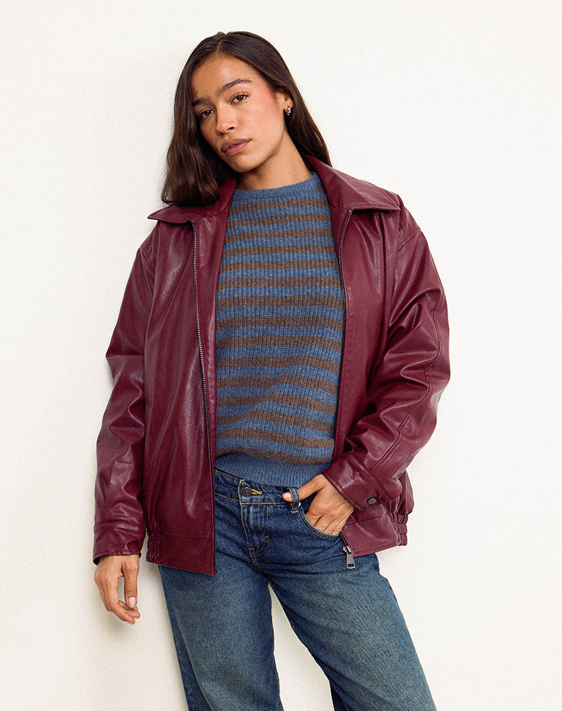 Chaqueta Cavita en burdeos
